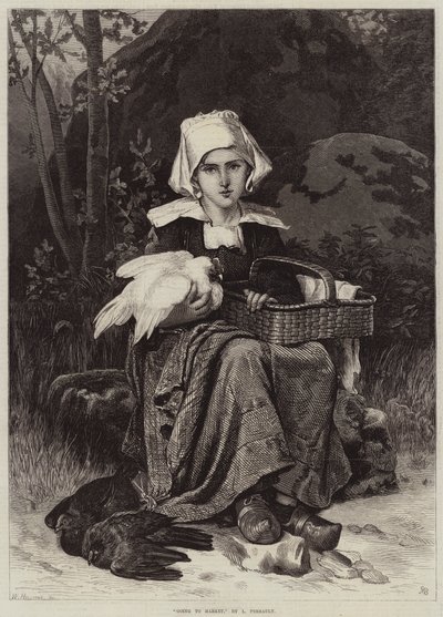 Aller au marché - Leon Bazile Perrault